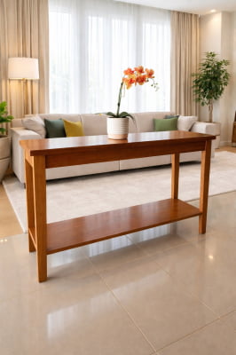 Aparador em Madeira Maciça de Jequitibá Medidas (150cm x 90cm x 40cm) acabamento em Verniz Auto-Brilho 