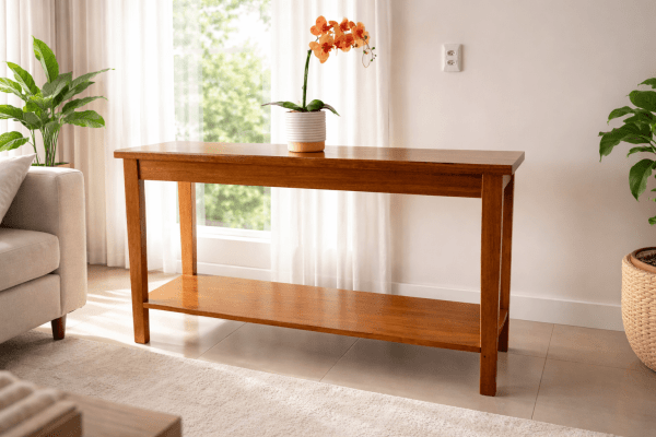 Aparador em Madeira Maciça de Jequitibá Medidas (150cm x 90cm x 40cm) acabamento em Verniz Auto-Brilho 