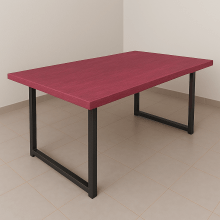 Conjunto Mesa Rústica Jantar (200cm x 85cm x 5cm) com 2 Bancos Rústicos com Encosto (200cm X 36cm x 4cm) de Madeira Maciça de Roxão – Pes Formato Taca - Acabamento Verniz Auto Brilho - 6 lugares